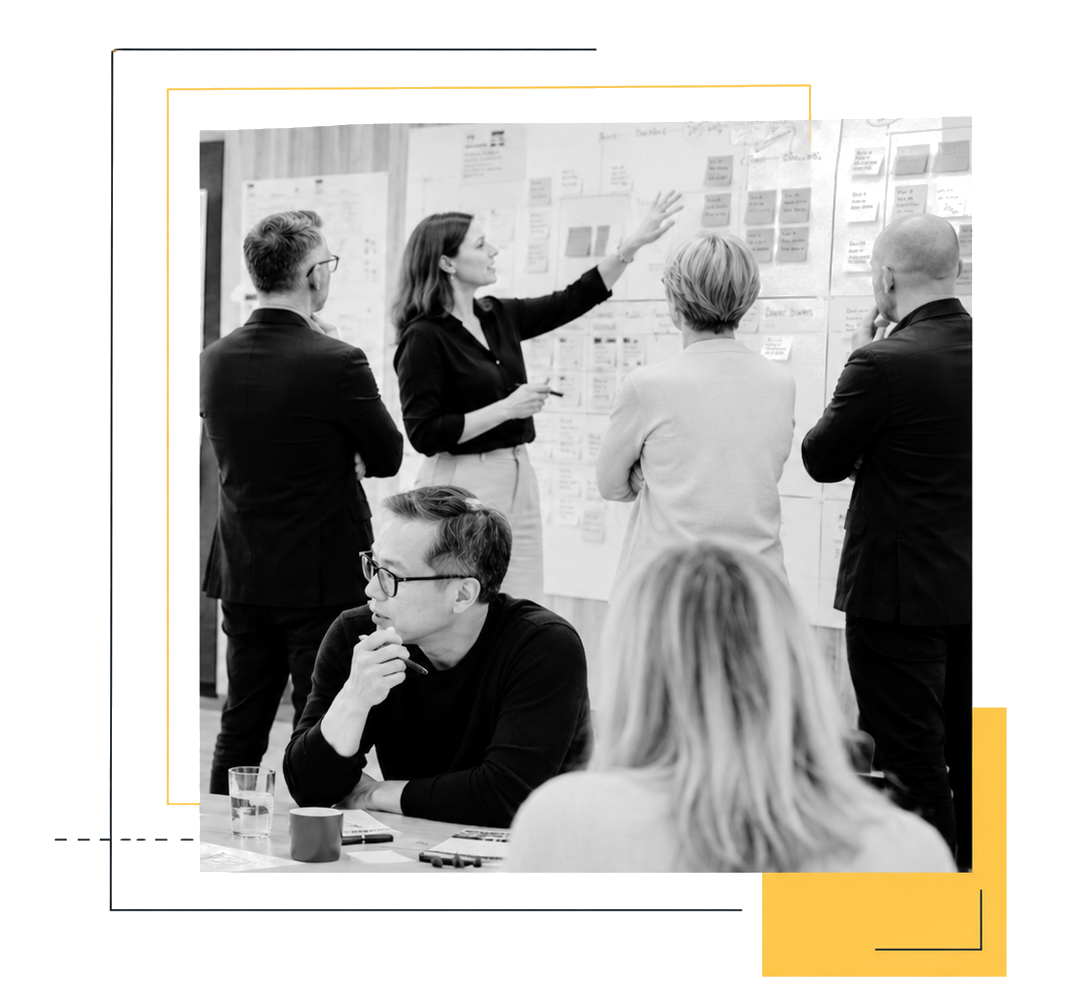 Visual design and collaboration imagery