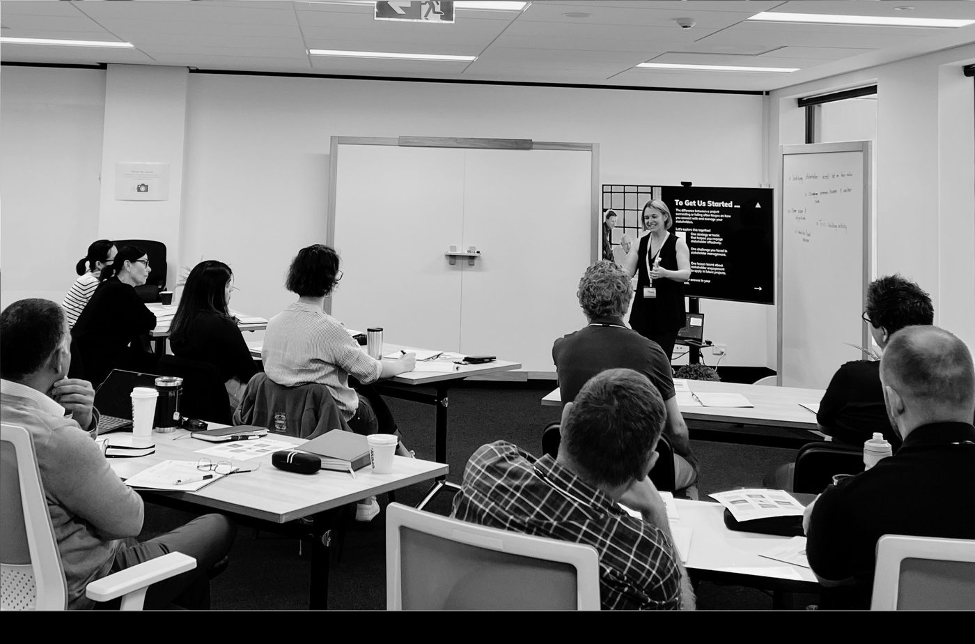 Instructor leading a masterclass session